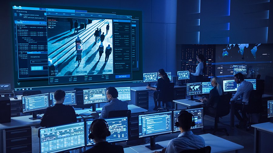 eSure.AI 24/7 Security Operations Center with analysts monitoring threats